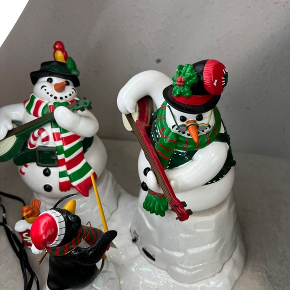 Mr. Christmas Dueling Banjo Snowmen Plays 20 Christmas Carols Working - Picture 6 of 14